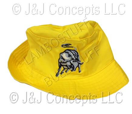 Hat Kids Yellow with Bull -75% OFF