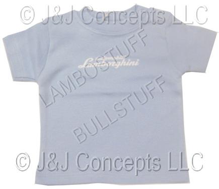 Infant Blue Babyscript tee shirt size 12 months