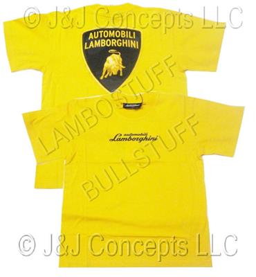 Youth Yellow Crest Tee Shirt size Medium 7 to 8 years  -50% OFF