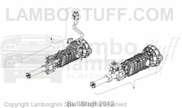 2010 Lamborghini MURCIELAGO LP 640 ROADSTER ENGLAND GEARBOX ASSEMBLY ...