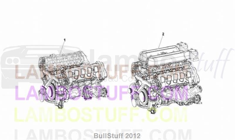 2014 Lamborghini GALLARDO LP 560-2 COUPE 50th ENGLAND ENGINE (100.01.00)
