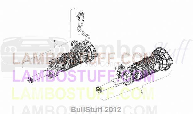 2008 Lamborghini MURCIELAGO LP 640 COUPE USA GEARBOX ASSEMBLY (301.01.00)