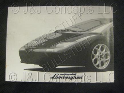 Diablo 6.0 2001 -2002 (D, E, GB) SPAGN.ING.TED. Owners Manual 