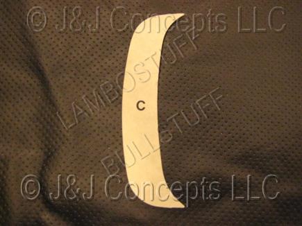 Lh Headlight Sticker