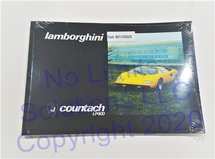 Countach LP400 Owners Manual 