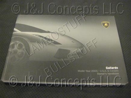 Gallardo OWNERS MANUAL MY04/05
