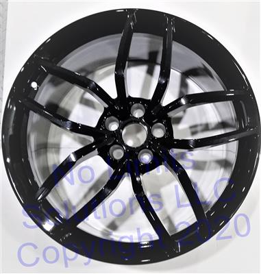 LIGHT METAL WHEEL - MIMAS - SHINY BLACK