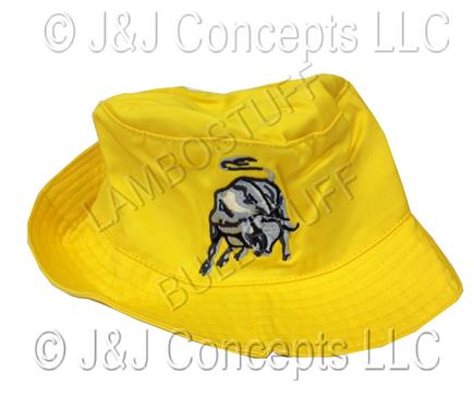 Hat Kids Yellow with Bull -75% OFF