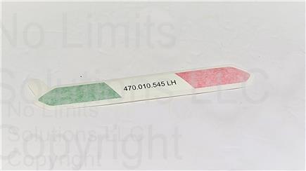 FLAG (ITALIAN FLAG-LEFT)  ROCKER COVER SX
