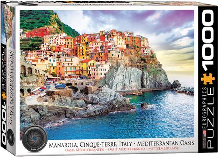 Puzzle Italy- Manarola Cinque Terre 1000-Piece 