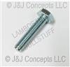 TE SCREW M10X45 8.8 WHITE ZINC