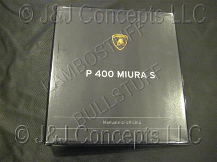 WORKSHOP MANUAL MIURA