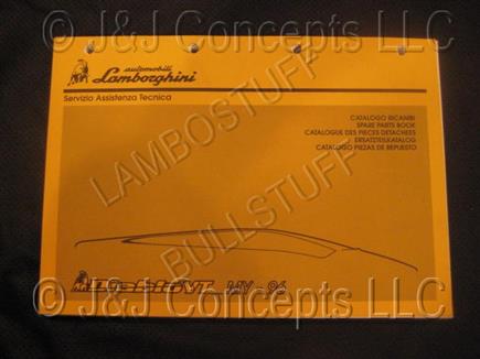 PARTS MANUAL DIABLO 1996