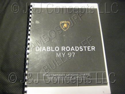 Diablo Roadster 1997 Suplimental Parts Manual 