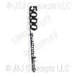 5000 4 Black Valve Plate