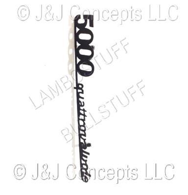 5000 4 Black Valve Plate