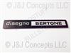 Plate Designo Bertone 