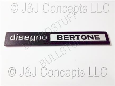 Plate Designo Bertone 