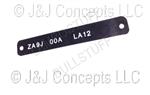 Dashboard Plate withIdentifica
