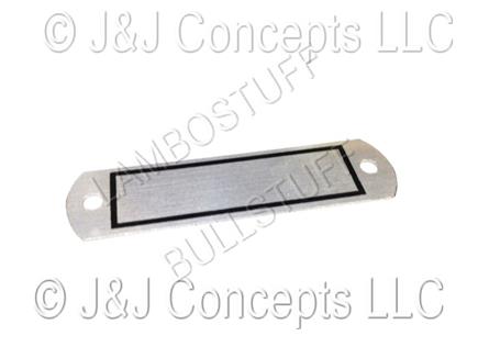 Chassis Number Plate