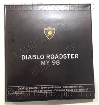 DIABLO ROADSTER PARTS MANUAL 1998