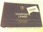 Countach S LP 400 Owners Manual 