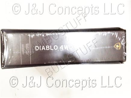 WORKSHOP MANUAL DIABLO 1993 - 1994  2WD/4WD