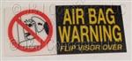 AIR BAG WARNING LABEL