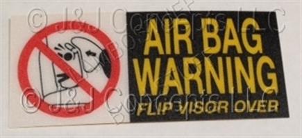 AIR BAG WARNING LABEL