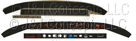 Warning light Bar PRE-2000 Graphic