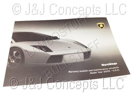GUARANTEE BOOKLET