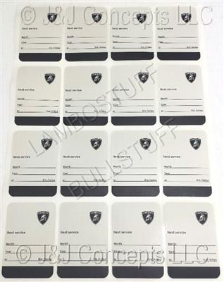KIT 16 SERVICE LABELS