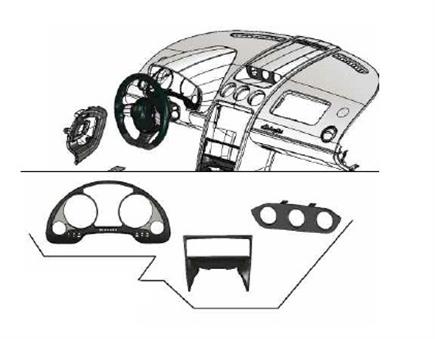 GALLARDO LP560 CARBON DASHBOARD FRAME KIT
