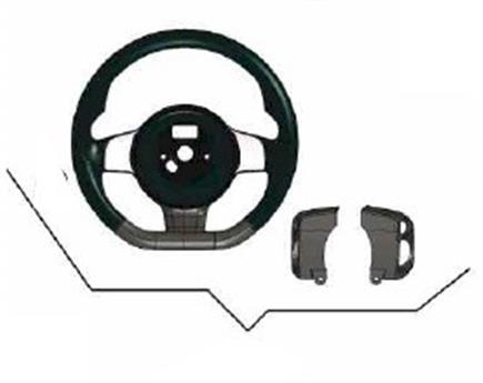GALLARDO LP560 STEERING WHEEL CARBON AND SUEDE