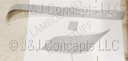 LH DECORATIVE ADHESIVE (SUPERLEGGERA)
