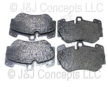 SET OF BRAKE PADS FOR CARBOCERAMIC DISC