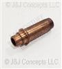 Exhaust valve guide
