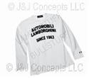 Mens White Since 1963 Long Sleeve Shirt size Large