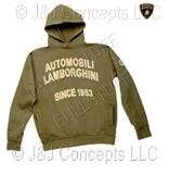Mens Green Since 1963 Hooded Sweat Shirt