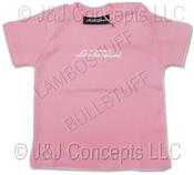 Infant Pink Babyscript tee shirt