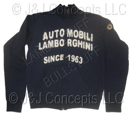Mens Blue Since 1963 Zip Up Sweat Shirt size Small