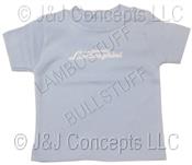 Infant Blue Babyscript tee shirt
