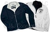 Ladies Hydrogen Reversible Blue Zip-up Sweatshirt