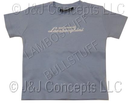 Youth Blue Script T Shirt Size 2 to 3 years
