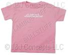 Youth Pink Script T Shirt Size 4 to 5 years