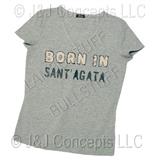Ladies Grey Sant Agata Short Sleeve
