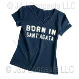 Ladies Blue Born Sant Agata Short Sleeve 