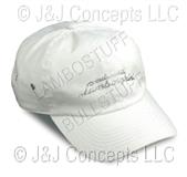 Hat Ladies White Strass 