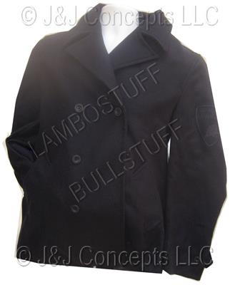 Mens Blue Elegant Coat Size L