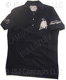 Mens Blue Hydrogen Polo Short Sleeve